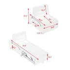40.2-Inch Convertible Sofa Bed for Living Room or Office Use