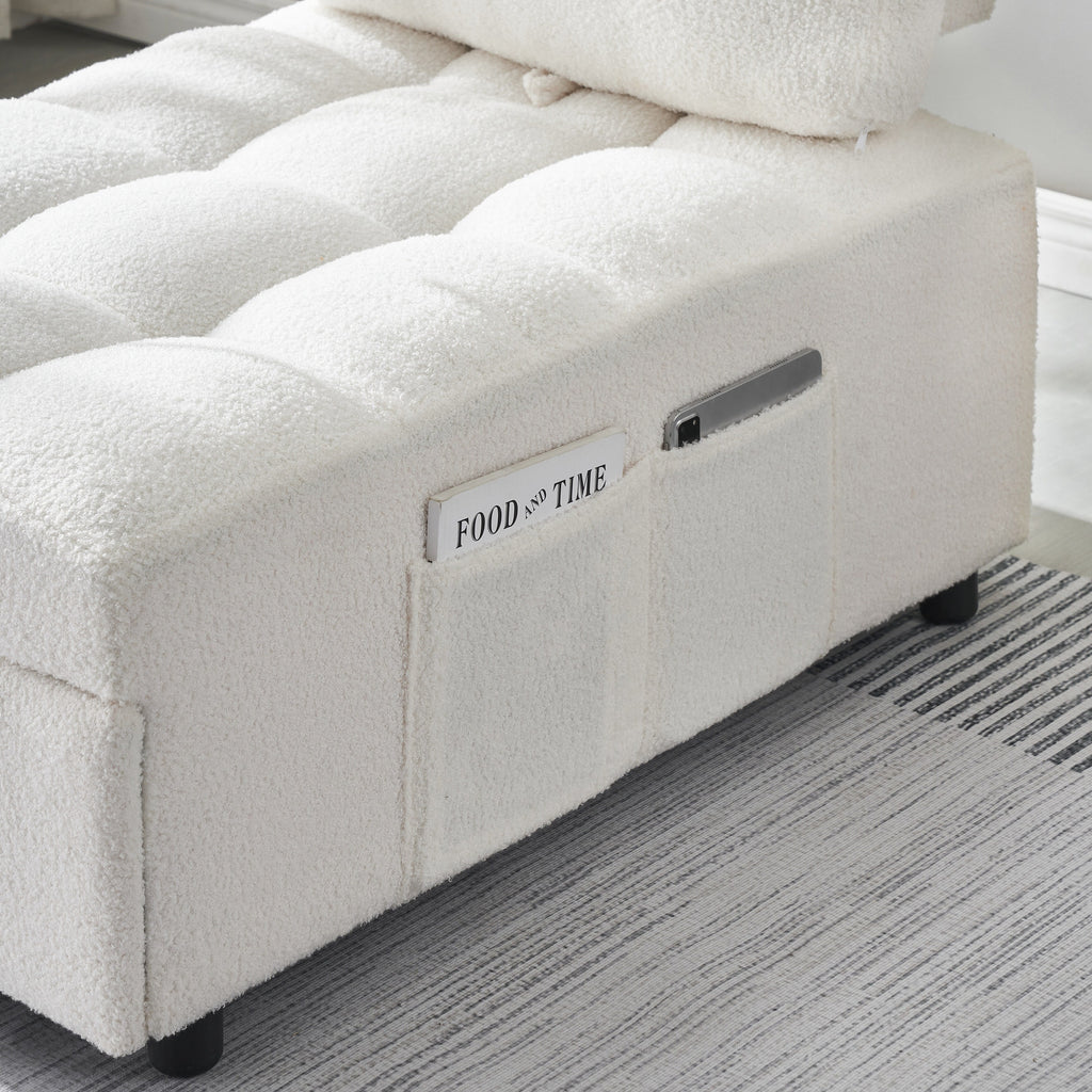 40.2-Inch Convertible Sofa Bed for Living Room or Office Use