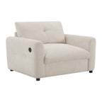 42â?Wide Seat Armchair with Dual-Port Charger and Tufted Pull-Line Design by Harper&Bright Designs