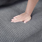 47.2 Corduroy Twin Sleeper Sofa with Foldable Mattress, Side Table, USB Ports, and Storage Pocket