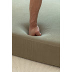 47.63 Corduroy 2-Seater Sleeper Sofa with Pillow Floor Mattress Floor Couch with Backrest for Living Room
