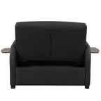 48.82-Seater Sleeper Sofa 3 in 1 with 2 Wing Table and USB Charge