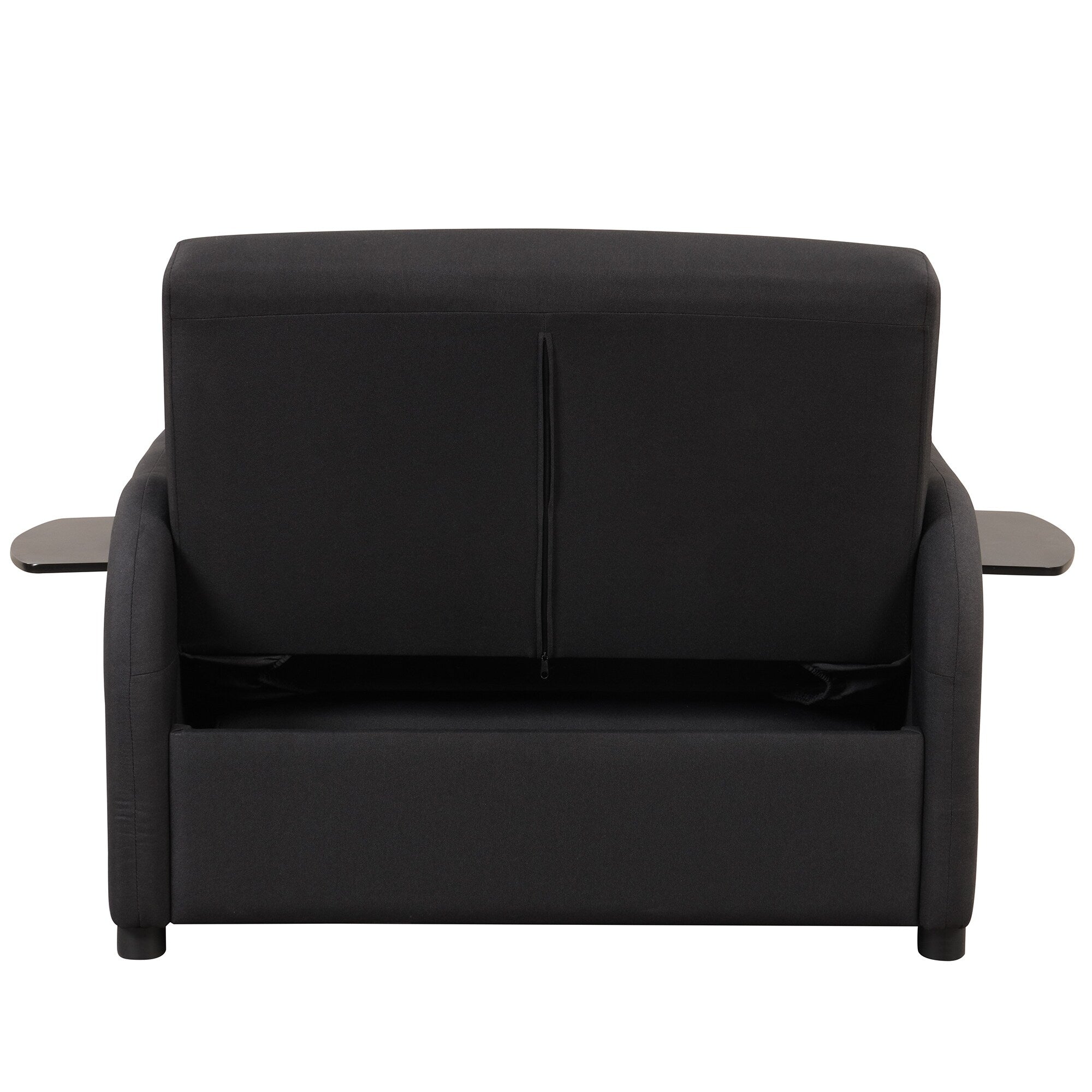 48.82-Seater Sleeper Sofa 3 in 1 with 2 Wing Table and USB Charge