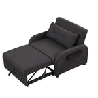 48.82-Seater Sleeper Sofa 3 in 1 with 2 Wing Table and USB Charge