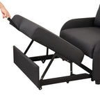 48.82-Seater Sleeper Sofa 3 in 1 with 2 Wing Table and USB Charge
