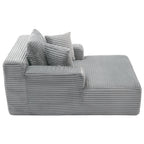 48.82-Seater Sleeper Sofa with Removable Pillows for Living Room and Bedroom
