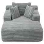 48.82-Seater Sleeper Sofa with Removable Pillows for Living Room and Bedroom