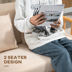 48 Loveseat Sofa for Bedroom, Modern Love Seats Furniture, Upholstered Small Couch for Small Space