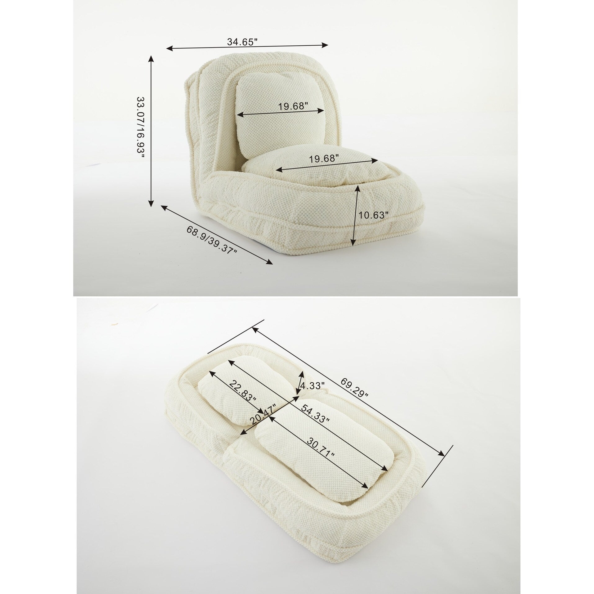 5 Adjustable Position Lazy Sofa Couch
