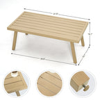 5-Person Aluminum Patio Conversation Set with Swivel Chairs, Coffee Table and Cushions