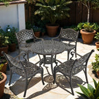 5-Piece Cast Aluminum Patio Dining Set