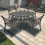 5-Piece Cast Aluminum Patio Dining Set