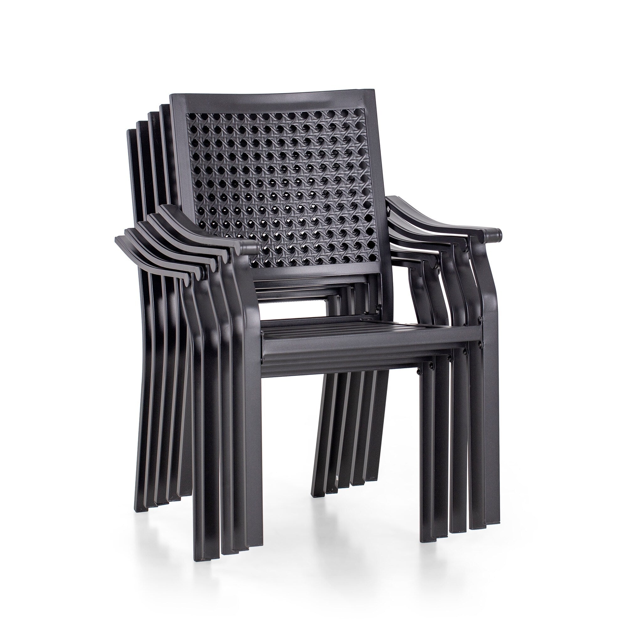 5-Piece Metal E-coating Patio Dining Set