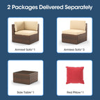 5 Pieces Patio Furniture Set