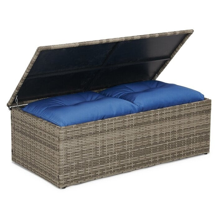 5-piece Wicker Patio Conversation Furniture Set