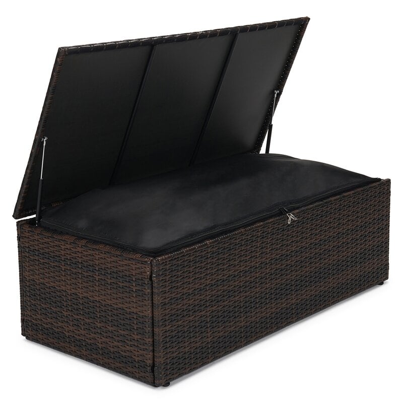 5-piece Wicker Patio Conversation Furniture Set