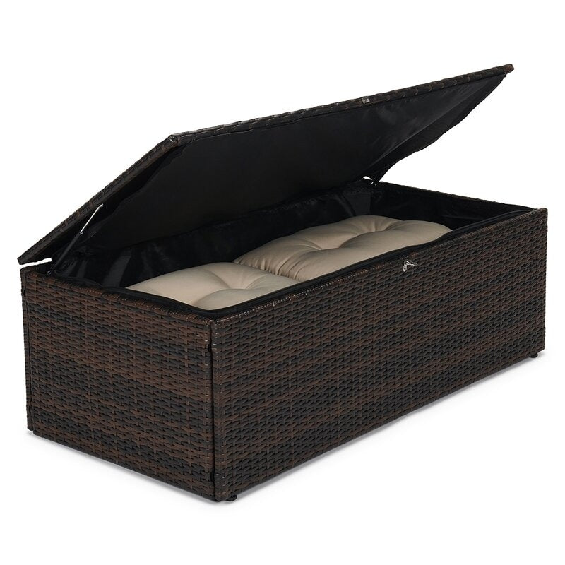 5-piece Wicker Patio Conversation Furniture Set