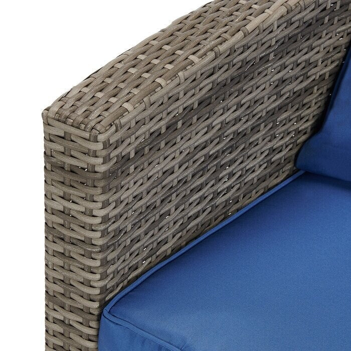 5-piece Wicker Patio Conversation Furniture Set