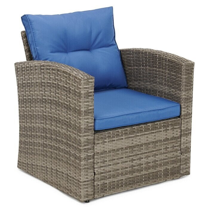 5-piece Wicker Patio Conversation Furniture Set