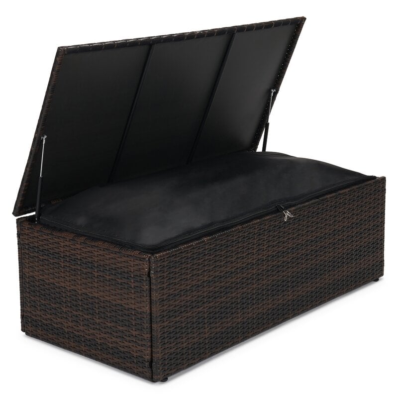 5-piece Wicker Patio Conversation Furniture Set