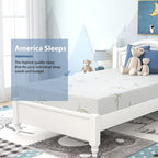 10 inch Memory Foam Mattress Medium-Firm Feel with Bamboo Cover, CertiPUR-US Certified