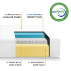 11 inch Signature Gel Memory Foam Mattress Cooling Gel Infusion