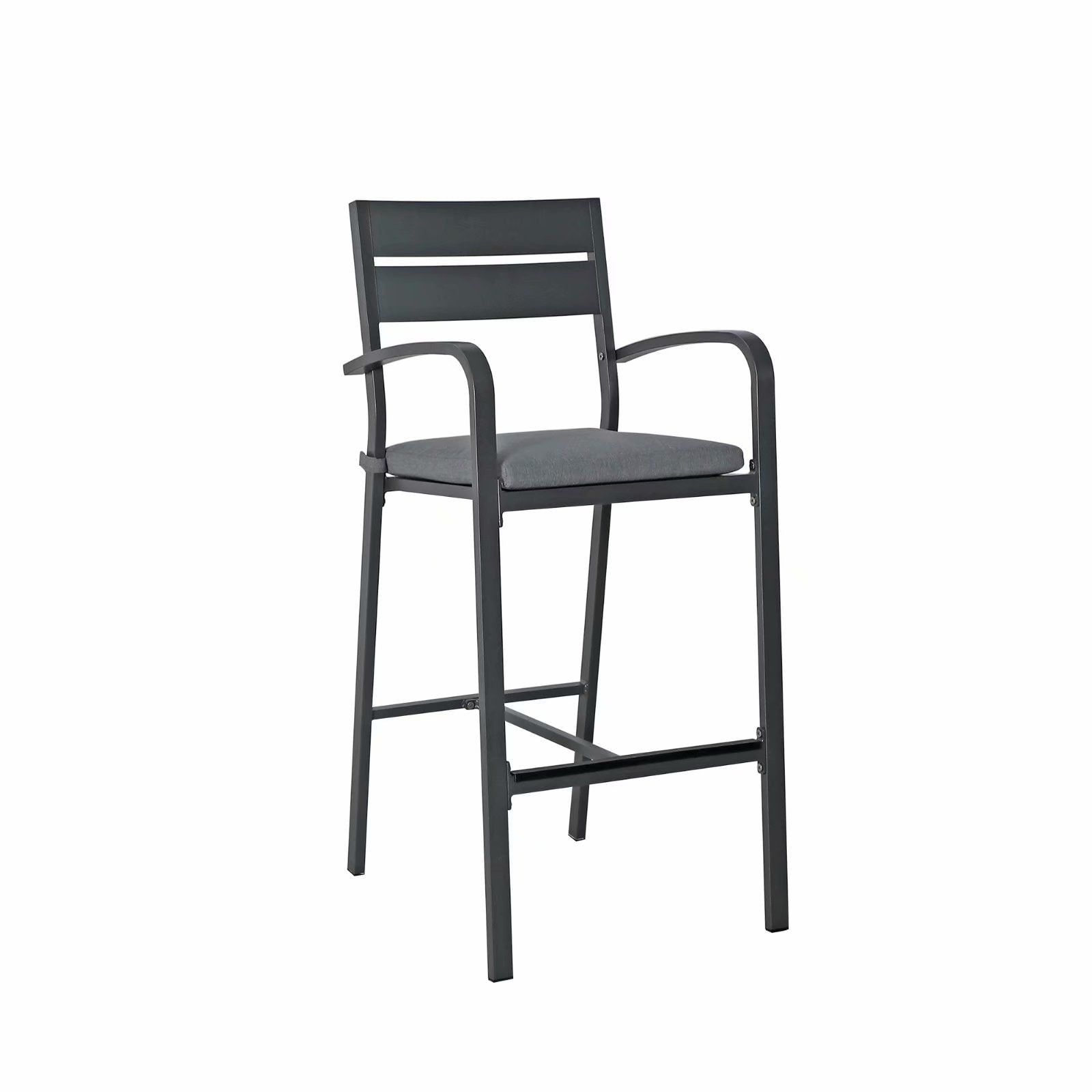 5-Piece Patio Aluminum Bar Set Outdoor Dining Set