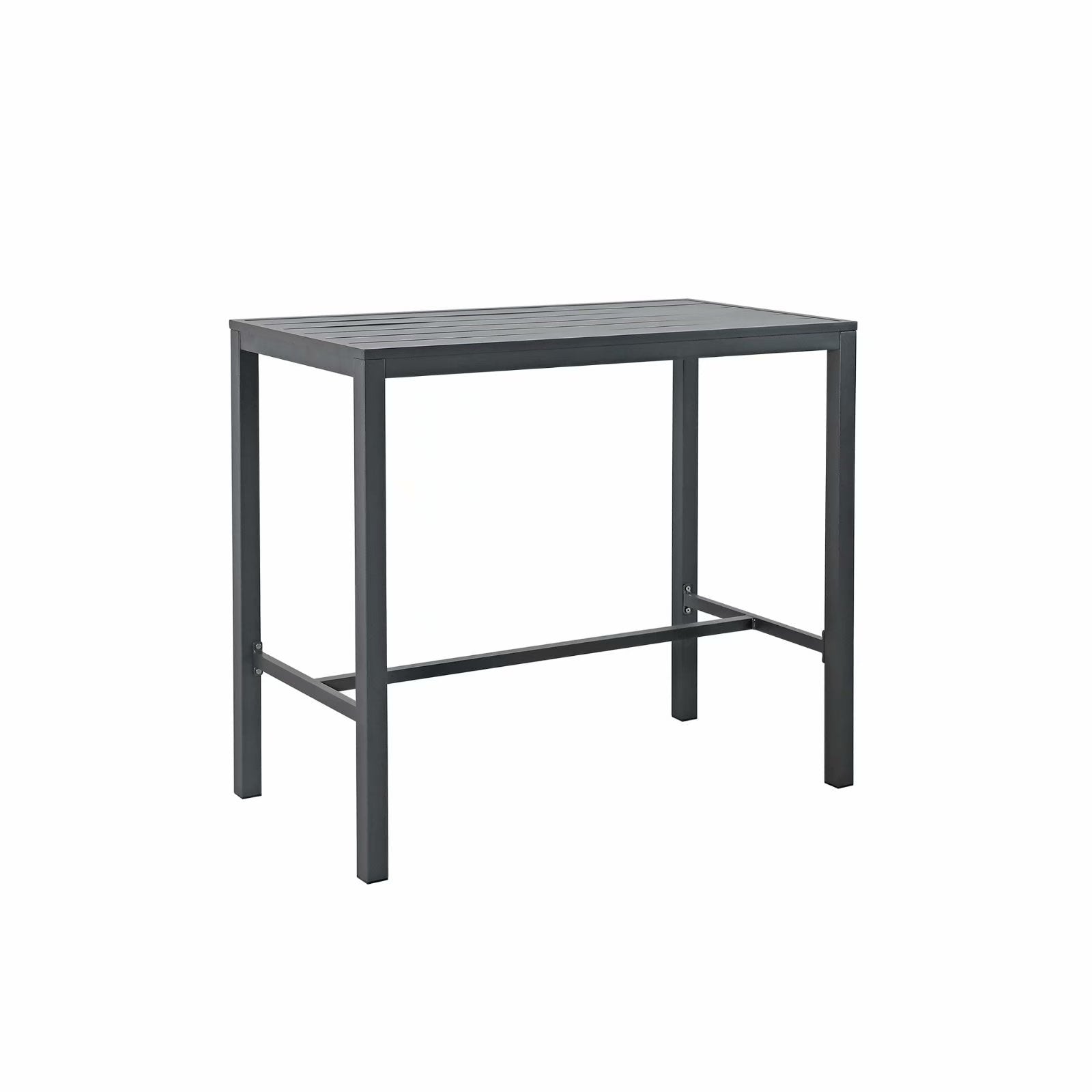 5-Piece Patio Aluminum Bar Set Outdoor Dining Set