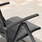 3/5/7 Pieces Patio Dining Set, Aluminum Expandable Table, Folding Padded Adjustable Chair