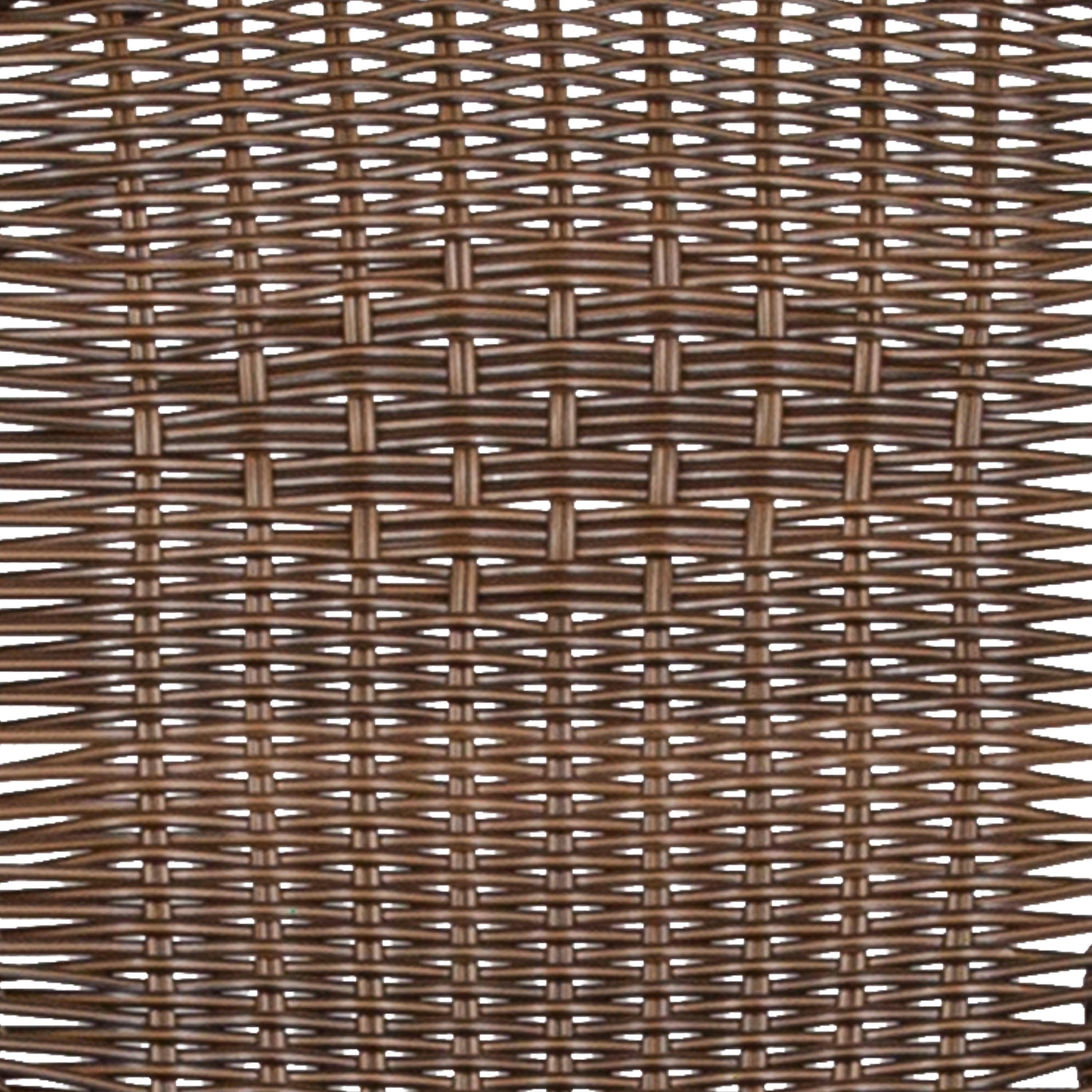 5-Piece Square Indoor/Outdoor Patio Table and Rattan Chairs Set - 28W x 28D x 28H