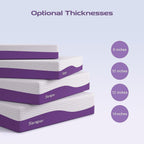 14 Inch Bamboo Charcoal Gel Memory Foam Mattress,Suitable for Adjustable bed