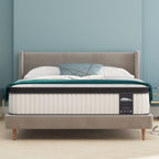 10 Inch Hybrid Mattress, Memory Foam Pocket Spring Mattress,Mideum Comfort,Twin,Full, Queen Mattress - White