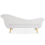 Vintage Chaise Lounge with Scroll Arms by Christopher Knight Home