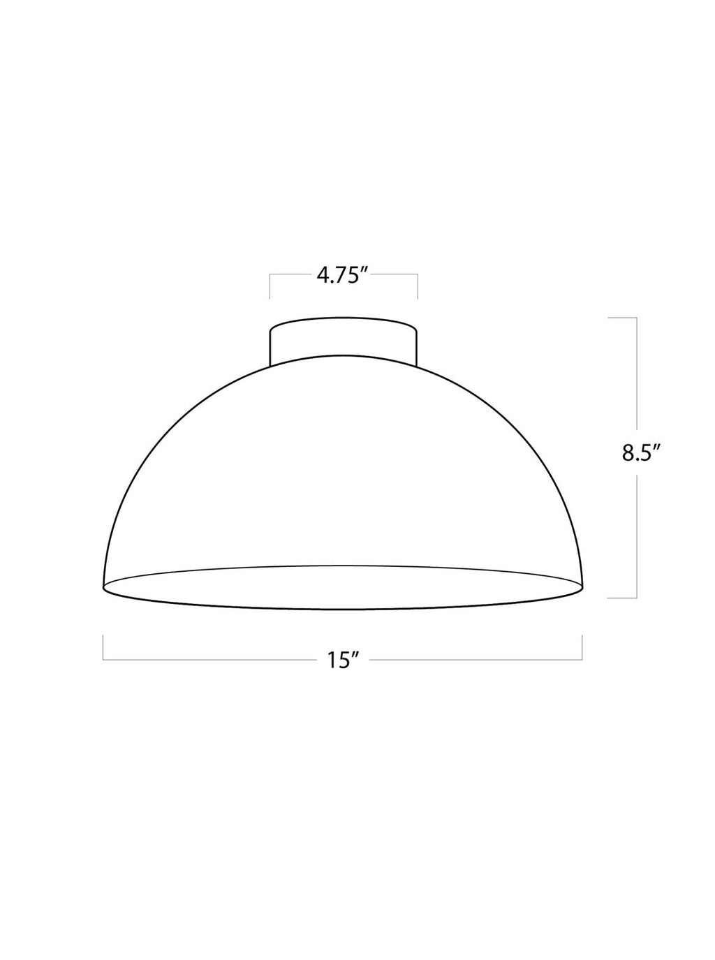 Brennan Outdoor Flush Mount