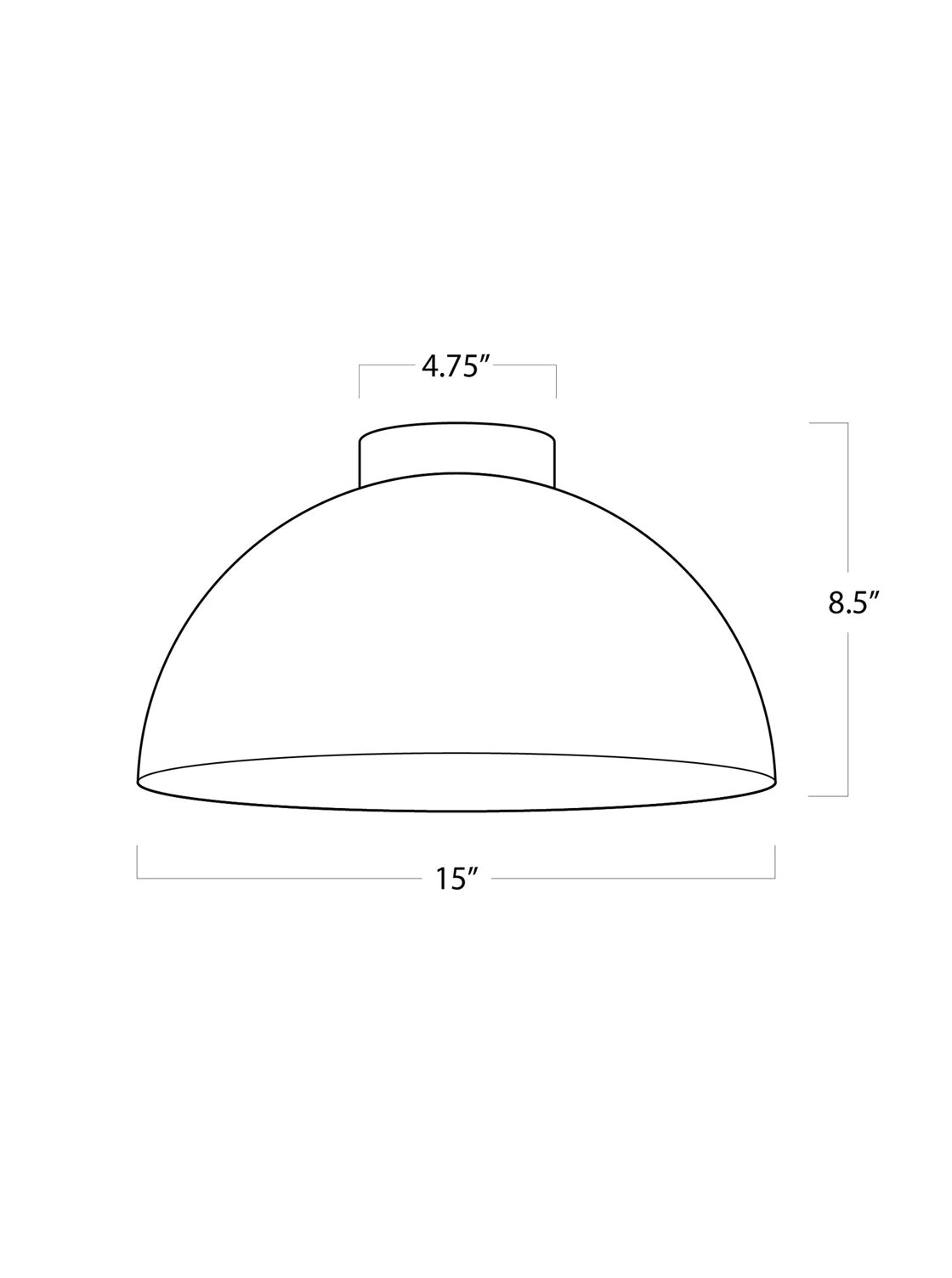 Brennan Outdoor Flush Mount