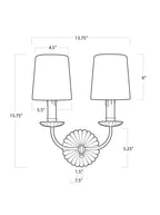 Cleo Double Sconce
