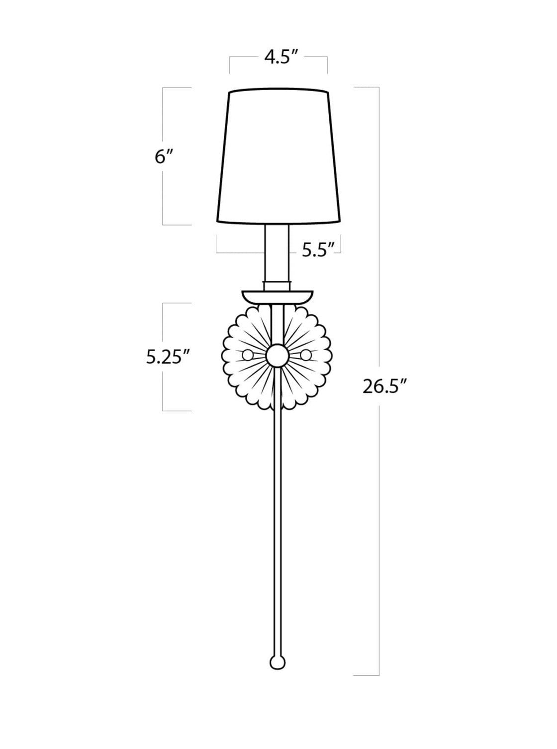 Cleo Single Sconce