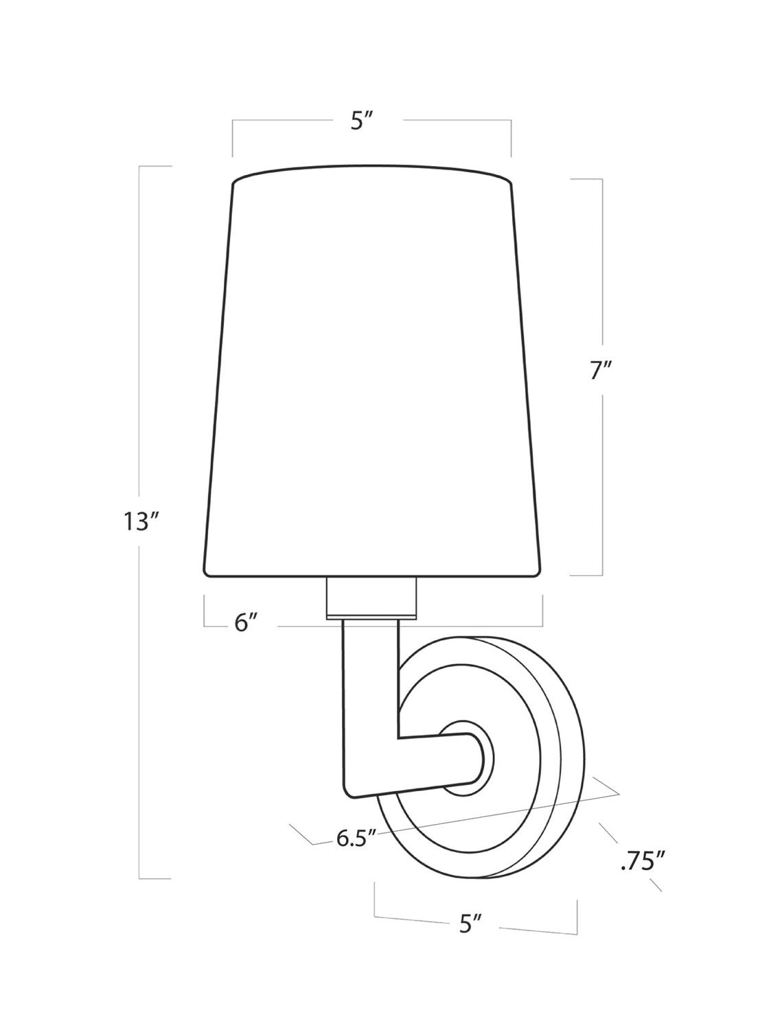 Preston Single Sconce